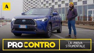 Toyota COROLLA CROSS (il nuovo ibrido fa PAURA) | PRO e CONTRO - PROVA STRUMENTALE