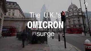 U.K. Covid Cases Hit Record High as Omicron Spreads