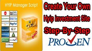 Create Your Own Hyip Website Step By Step Earn $1000 Daily