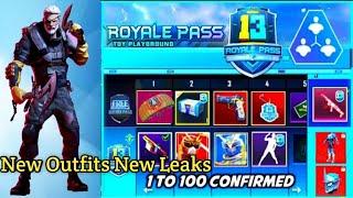 PUBG MOBILE SEASON 13 ROYAL PASS REWARDS | SEASON 13 LEAKS OF ROYAL PASS PUBG MOBILE, Free RP Reward