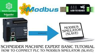 Schneider M221 PLC as modbus RTU master | Machine Expert Basic