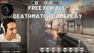 TRYING THE NEW FREE FOR ALL DEATHMATCH! CS:GO NEW FFA DEATHMATCH GAMEPLAY!