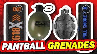 Different Types of Paintball Grenades & Watching Them Go Boom | Lone Wolf Paintball Michigan