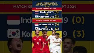 Hasil Pertandingan Indonesia u19 vs Korea Selatan u19, Seoul EOU Cup  #timnasindonesia #football