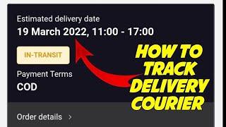 How to track delhivery courier with tracking id #shorts