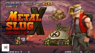 Metal Slug X: Super Vehicle-001 Complete Gameplay |  Emulator 2025