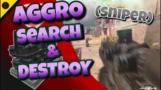 Aggressive Search and Destroy SNIPER/KNIFE. How to snipe in CoD. What's an objective? Sniper montage