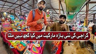 Karachi Ki Nayi Bara Market Jahan Dunya Bhar Ka Saman Milta hy | Pakistan Kay Sath