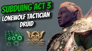 Subduing Act 3 as a LONEWOLF Druid! - Baldur's Gate 3