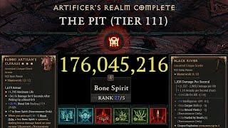 River of the Dead - Pit 111 -  Necromancer - Diablo IV - Blood & Bone