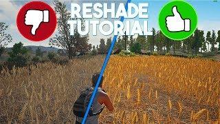 PlayerUnknown's Battlegrounds ReShade Tutorial & Settings! (REMOVE BLUR/INCREASE VISIBILITY!)