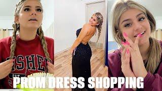 mini vlog /let's go PROM DRESS shopping.