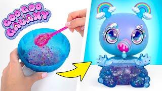 Bambola Goo Goo Galaxy | Kit fai da te con Slime e Glitter: crea, alimenta, riempi e ricarica