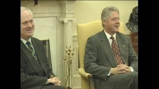 President Clinton Prior to Discussions w/ PM Bruton (1996)