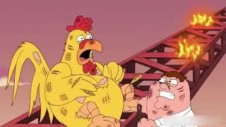Peters fights the Chicken AGAIN-Epic Chicken Fight