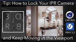 How to Lock IPR Camera | Vray5.2 + Cinema4D