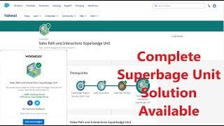 Sales Path and Interactions Superbadge Unit