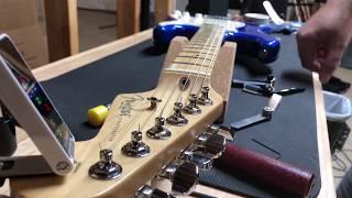 Graph Tech Tusq XL Install - Fender Stratocaster nut replacement