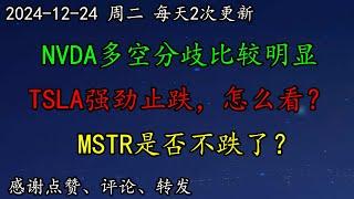 美股 多头安全了吗？怎么看？NVDA多空分歧还是比较明显的。TSLA强劲止跌，怎么看？MSTR是否不跌了，是否安全了？SOXL如何预期？ARM形态是如何演变的？标普、纳指、道指、罗素