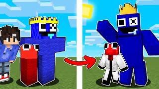 Scared by RAINBOW FRIENDS in Minecraft