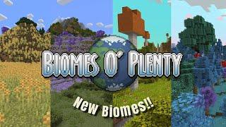 Minecraft Biomes O' Plenty Mod! (All New Biomes) 1.20+