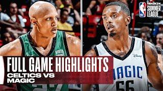 CELTICS vs MAGIC | NBA SUMMER LEAGUE | FULL GAME HIGHLIGHTS