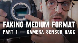 Camera sensor HACK — part 1: FAKING medium format