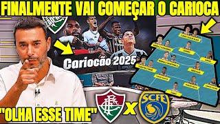 "OLHA ESSE TIME DO FLU" VAI COMEÇAR O CARIOCÃO 2025 MÍDIA REPERCUPE PROVÁVEL ESCALAÇÃO DO FLUMINENSE