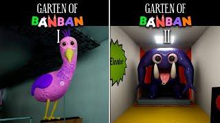 Garten of Banban: Chapter 1 vs Chapter 2 -  Opila Bird VS Captain Fiddles (Chase Scene)