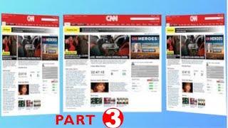 How To Make News Website Like CNN | HTML and CSS Projects