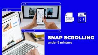 Directly Scroll to Next Section | Snap Scrolling | Under 5 Minutes