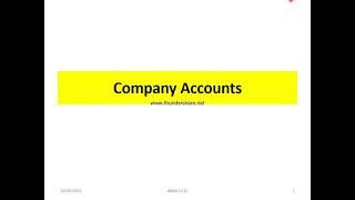 1.2 financial accounting/  Company Accounts part 01