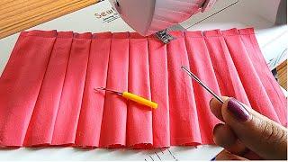  5 Very Easy Ways To Make Perfect Pleats For Beginners | Pleating Tips And Tricks