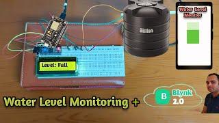 Water Level Monitoring Using ESP8266 and Blynk IOT | ESP8266 Blynk IOT Projects