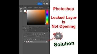 Photoshop | How to unlock Index Layer | Locked Layer | I can't unlock it! | English | #shorts