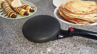 Making crepe bread with the machine