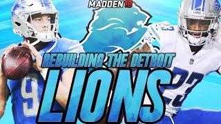 Rebuilding The Detroit Lions | Madden 18 Connected Franchise Rebuild | Le'Veon Bell Signs w/ Lions!