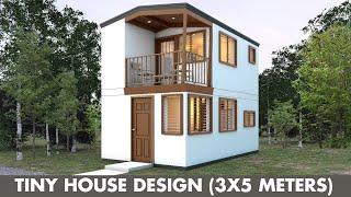 TINY HOUSE DESIGN (3x5 Meters | 9.84x16.4' Feet)