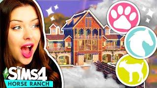 Building a House for EVERY ANIMAL in The Sims 4 // The Sims 4 Horse Ranch Build