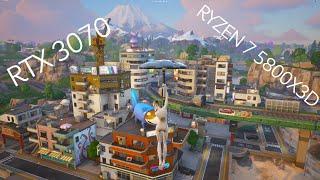 RTX 3070 + Ryzen 7 5800X3D | 1080p | Fortnite Chapter 6 |Performance mode