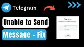 Telegram Unable to Send Message !