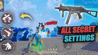 ALL SECRET SETTINGS POCO X3 PRO  SETTINGS ️ HUD + SENSI + DPI [FREE FIRE HIGHLIGHTS] 