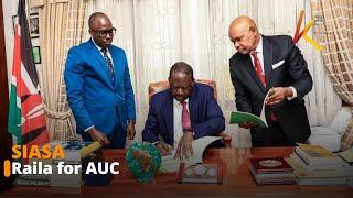 All systems go for the push to have Azimio leader Raila Odinga take up the AU chairmanship post.