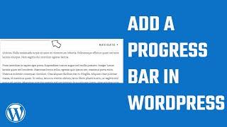 How to Add a Progress Bar in WordPress | Worth the Read Plugin | 2024