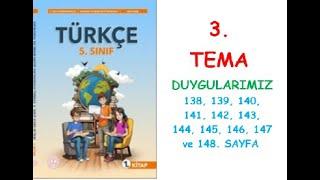 5.SINIF TÜRKÇE DERS KİTABI MEB YAYINLARI 3. TEMA DUYGULARIMIZ