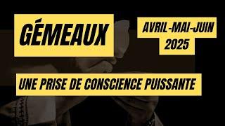 #GÉMEAUXAVRIL, MAI, JUIN 2025UNE PRISE DE CONSCIENCE PUISSANTE  SUCCÈS & AMOUR AU RENDEZ-VOUS ! 