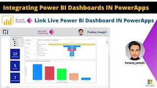 Integrating Power BI Dashboards with PowerApps - Power Bi Insert in PowerApps