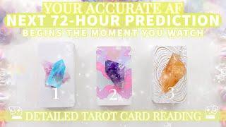 ⏰The Next 72-Hours: Uh-OhEVERYTHING Happening 4 You‍⬛(Pick A Card)︎Psychic Tarot Reading︎