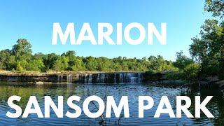 Hiking at Marion Sansom Park in Fort Worth, Texas