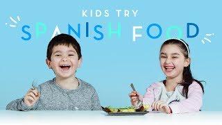 Kids Try Spanish Food | Kids Try | HiHo Kids